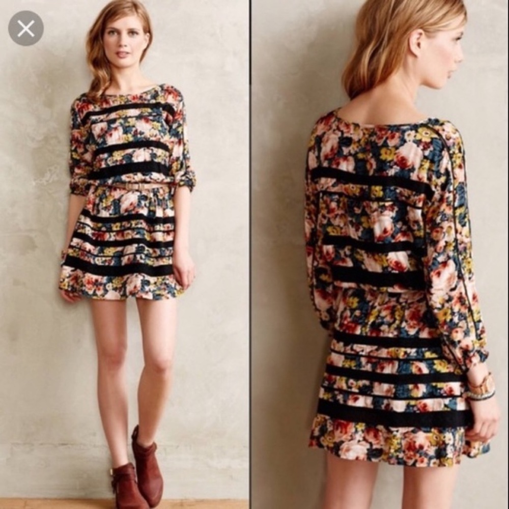 Holding Horses floral garden lace dress